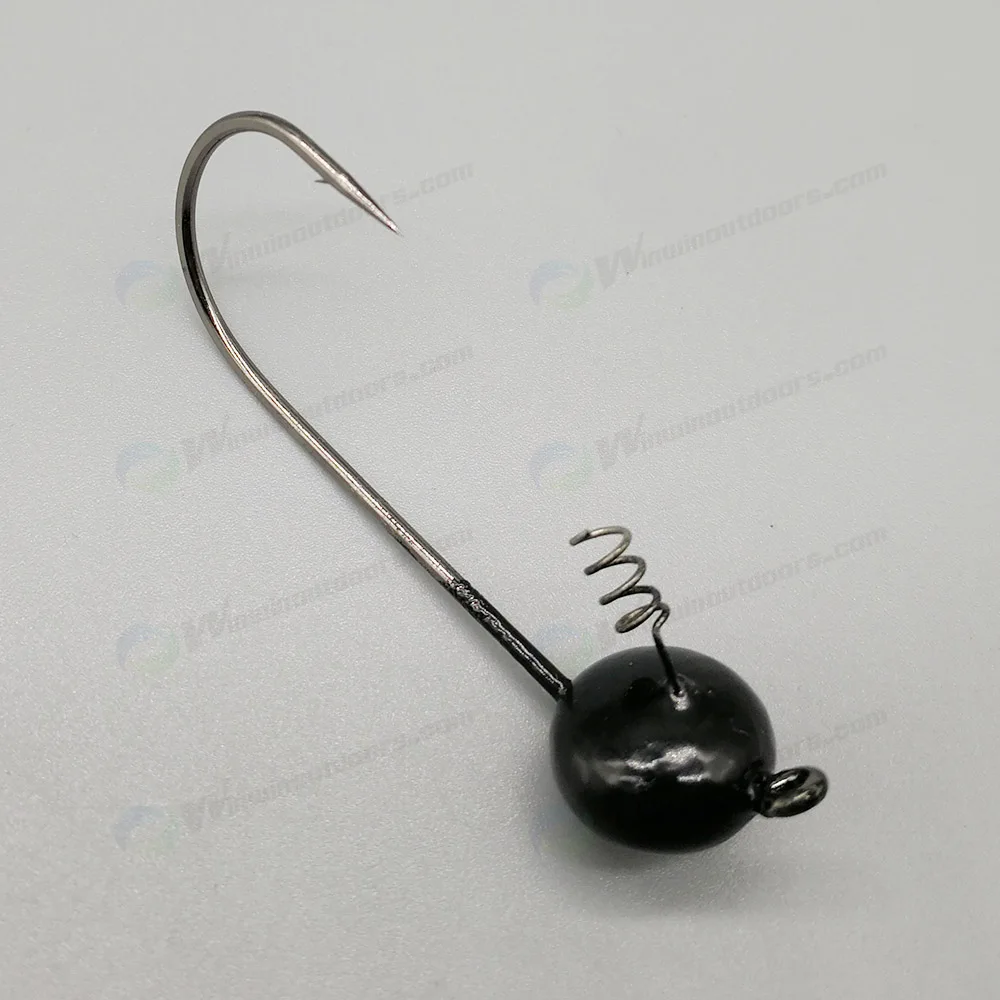 High quality Tungsten shaky Jig Head, tungsten fishing jig lure