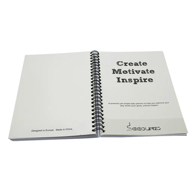 
Cheap Custom Brand Paper Spiral School Notebook 