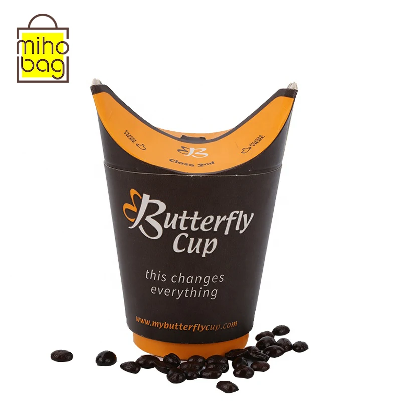 Высококачественный бумажный стаканчик в виде бабочки для продажи