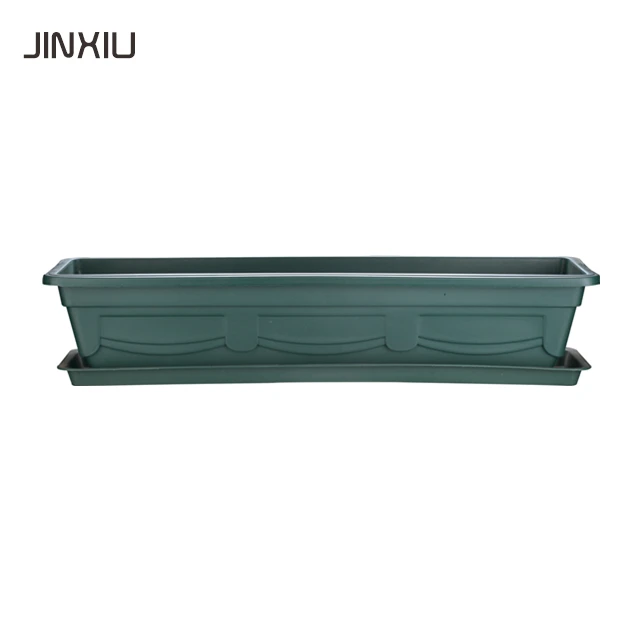 wholesale rectangle terrabbox planter green clay plants plastic orchid garden bonsai nursery balcony pot flower pots & planters