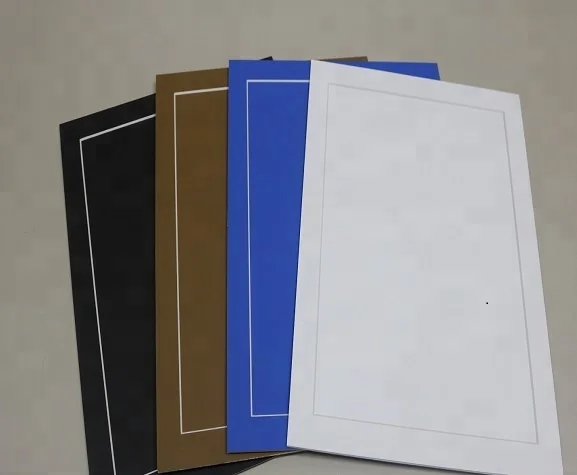 wholesale uncut matboard for photo frame custom picture frame with backing