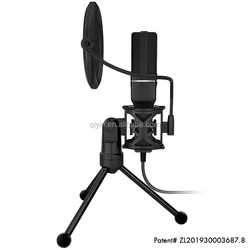 Cheap new hot SF-777 USB microphone set for singing podcasting