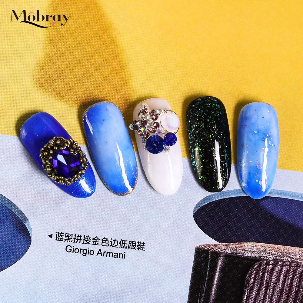 Hot sale jewelry nail stickers glossy rhinestone decoration