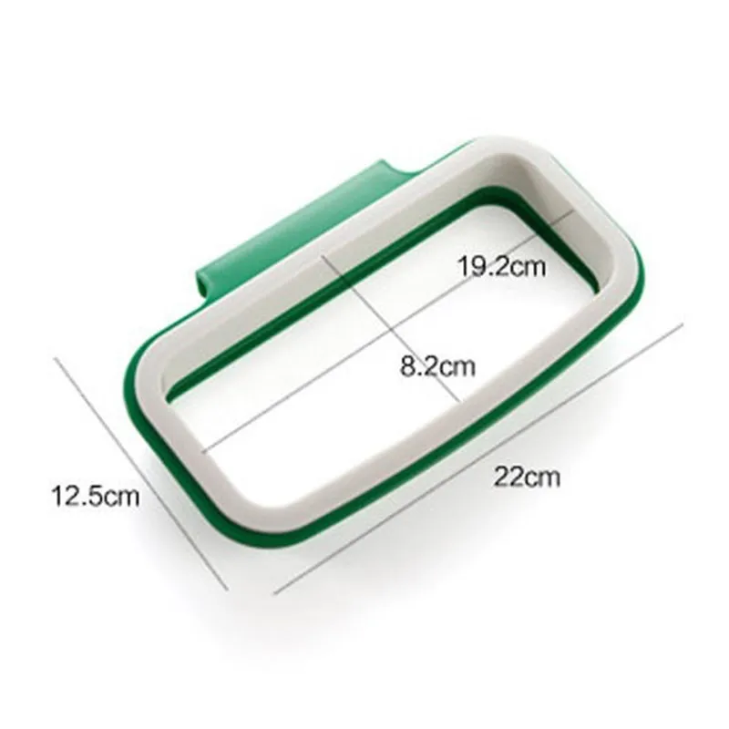 Trash Garbage Bag Rack Attach Holder Over Cabinet Cupboard Door Kitchen Bathroom A Storage Bucket Accessories