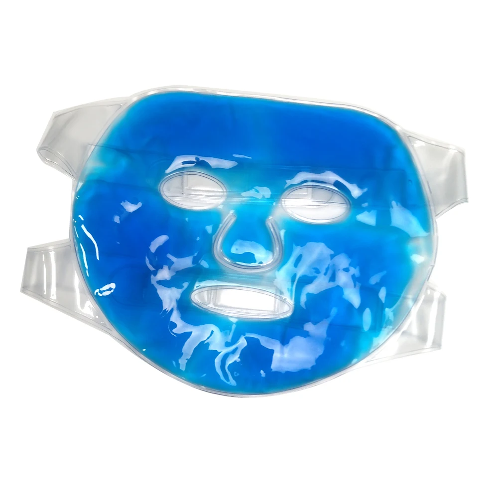new medical product microwave hot and cold cooling facial gel mask for personal care