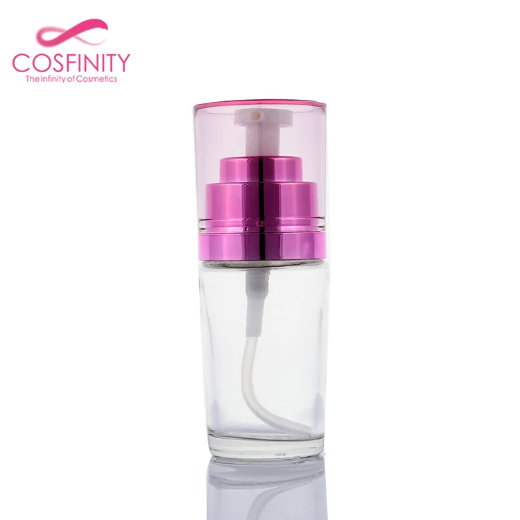 CP07-0017 Cheap price no minimum order acrylic liquid foundation bottle with liquid pipe