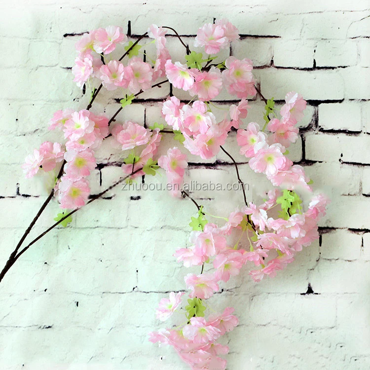 ZERO Artificial Flowers Wedding Decor Cherry Blossom Branch Flowers Fake Flowers Cherry Blossom