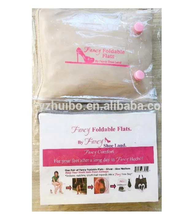 
Colorful Fancy Foldable flats with expandable Bag 