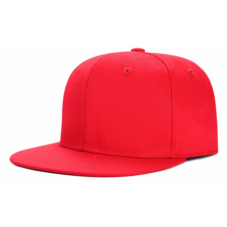 Wholesale High Quality Custom Logo Hip Hop 6 Panel Blank Snapback Hats