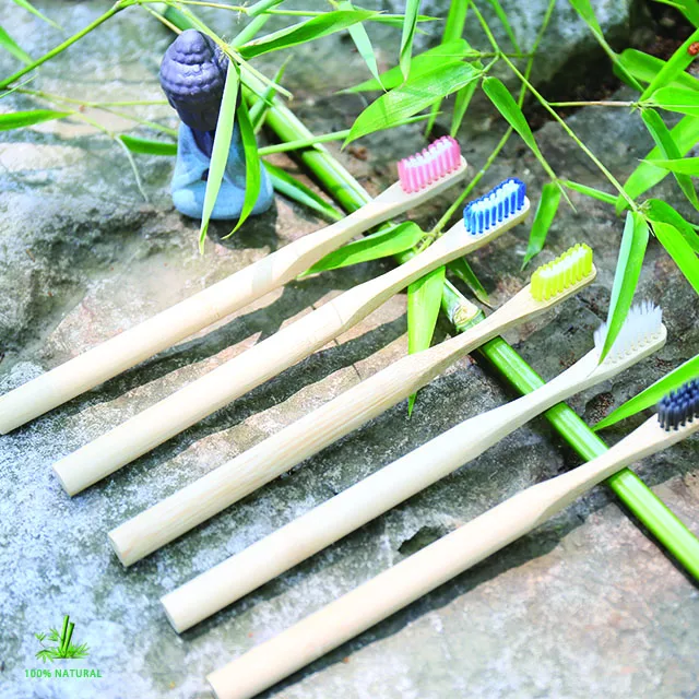 
Customized shape cheap bamboo toothbrush new design tooth brush for hotels Promotional eco bamboo toothbrush 