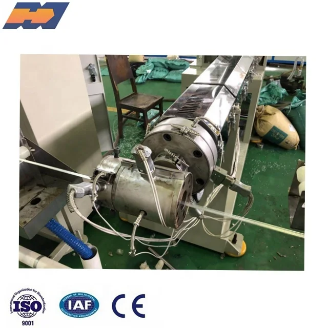 
ISO Certification pvc fiber reinforced pipe machine pvc fiber reinforced hose production line 