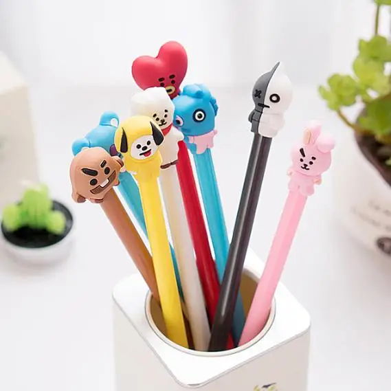 
Creative cute cartoon BTS pony neutral office stationery students felt-tip pens PN2699 