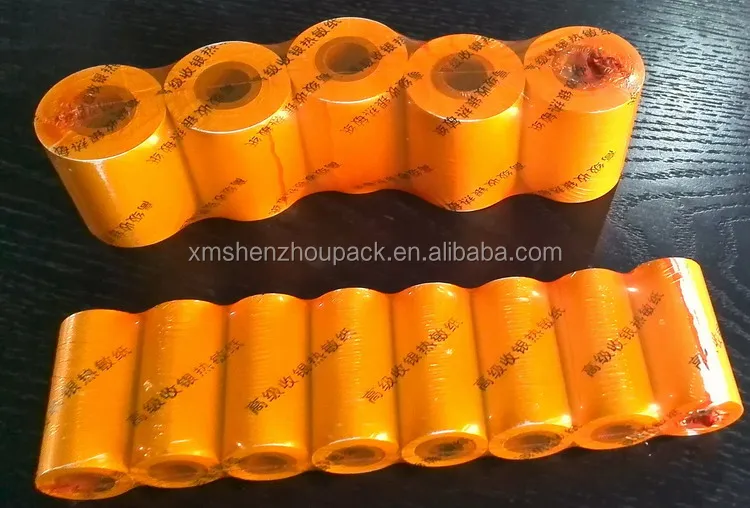 Fully Automatic Film Cutting Sealing Machine With L Type Bar Sealer For PVC POF PE Centerfolded Shrink Packaging Film