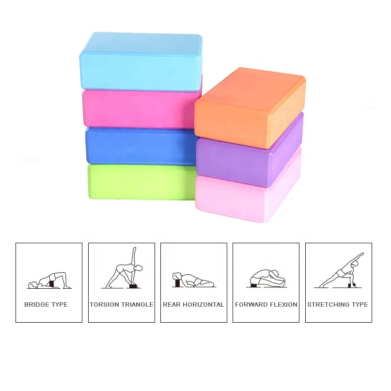 
Cushion EVA Gym Training wholesale custom eva foam Yoga Blocks 