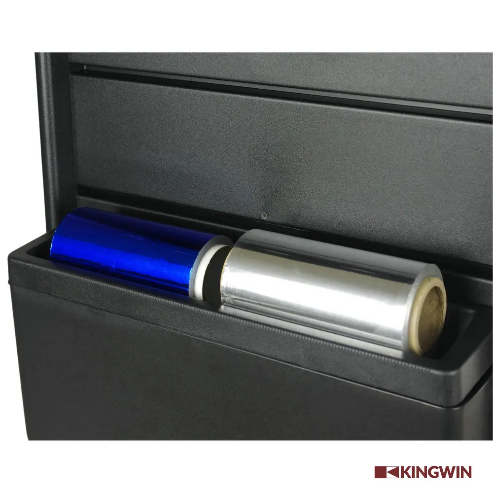 Закрывающаяся тележка для парикмахерской с держателями приборов