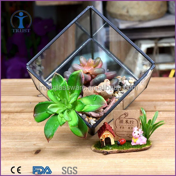 Пирамида Геометрическая Стекло Террариум/Ручная Плантатор/Air Завод стеклянная ваза