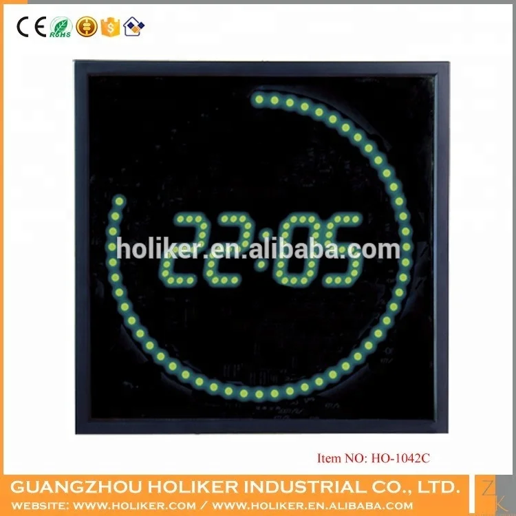 cheaper plastic LED digital wall clock with calender and temperature