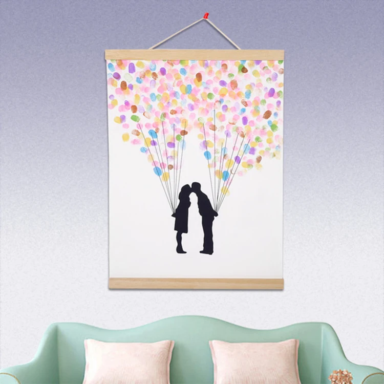 DIY Wooden Poster Hanger Photo Frame Custom Size Magnetic Poster Artwork Canvas Print Hanger