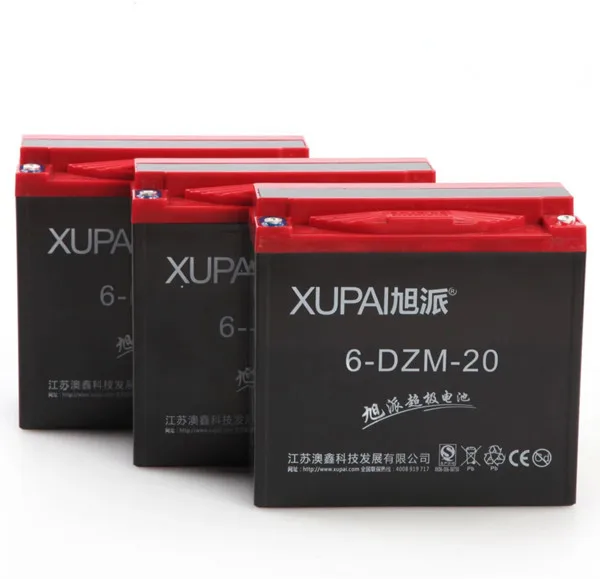 XUPAI 12v 20ah 6-DZM-20 GEL AGM EV Battery for India market