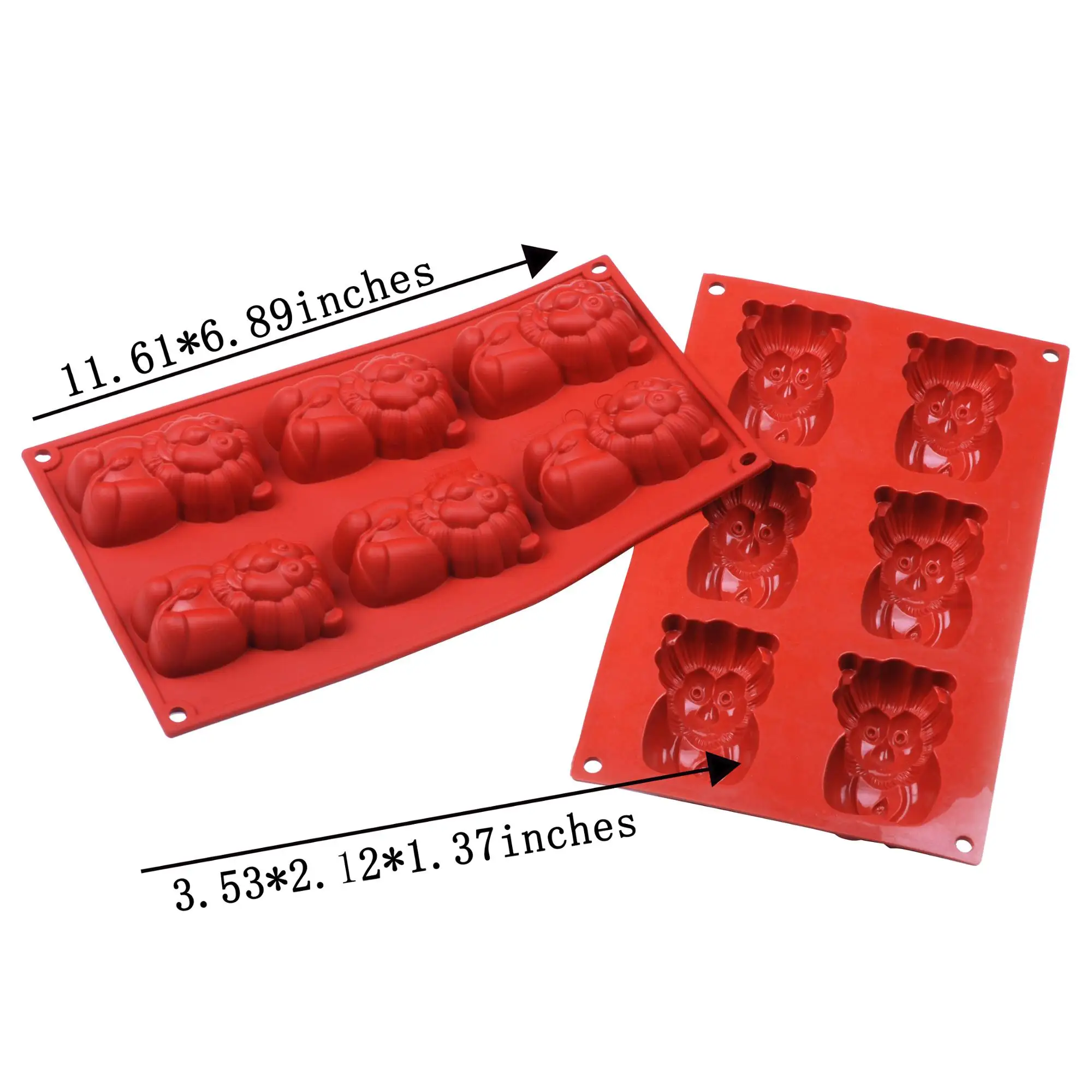 
lion shape silicone mold cake rubber mold silicone bakeware 