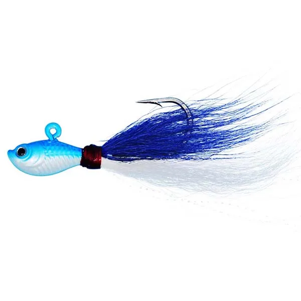
Fishing Lures Bucktail Jig Bass Fluke Flouder 1oz Fishing Lure Bucktail 