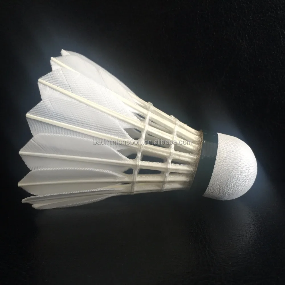 China top quality goose feather badminton shuttlecock OEM production as yy quality (Anhui Lingmei AH-31)
