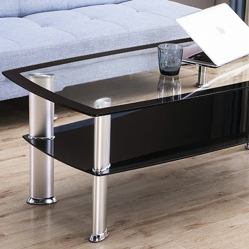 Чайный столик из закаленного стекла