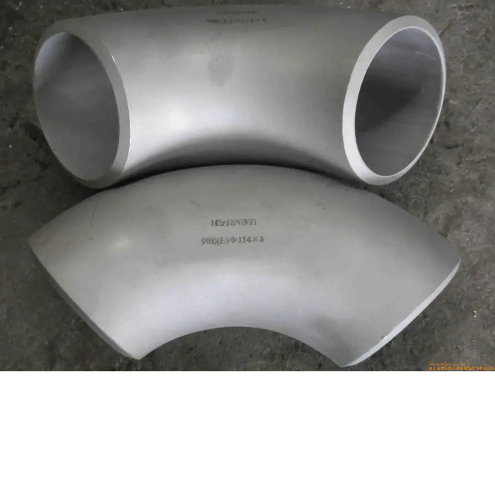  Поставка ASTM A860 WPHY42/52/60 90 градусов LR BW колено из углеродистой стали/90