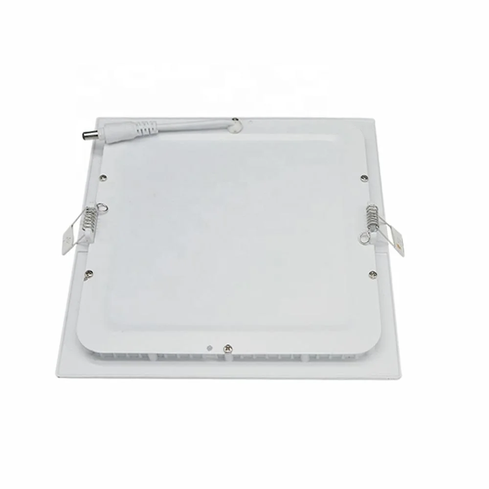 
Ultra Slim 3W 6W 9W 12w 18W 24 Recessed Room Fixture Square Ceiling LED Light Panel 
