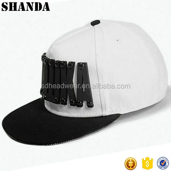Hip-hop 100% acrylic custom embossed 3d acrylic letters snapback hats