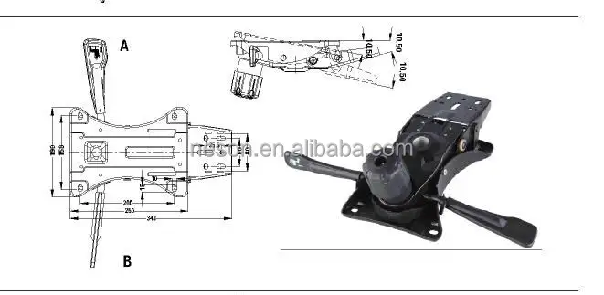 Эргономичное офисное кресло, офисное кресло с воздушным механизмом и блокировкой