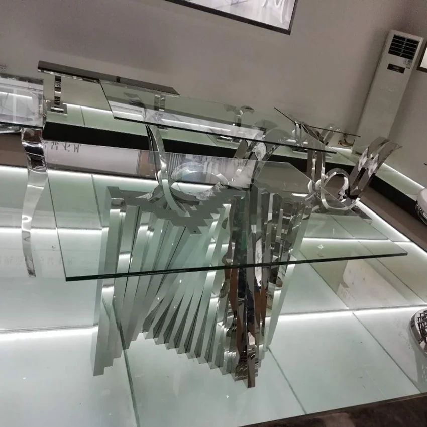 SS table for your house/Contemporary Silver Stainless Steel End Table