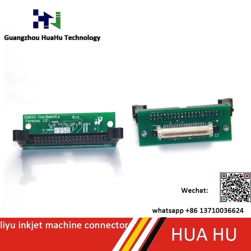 factory price!!!Liyu printer machine konica km512 printhead 40pin connector adapter