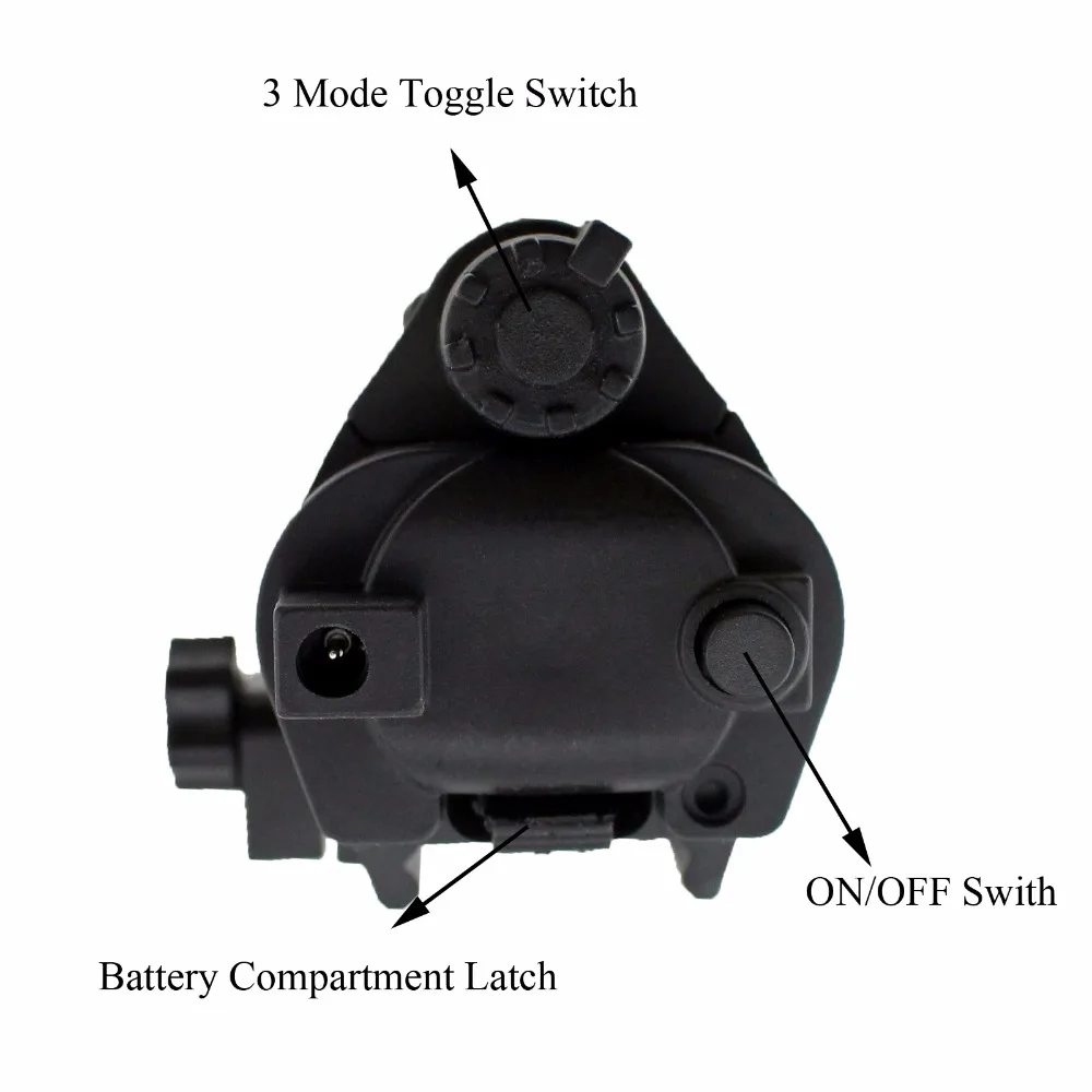 2 in 1Tactical  Green Laser Sight With 20mm Rail ar15 laser flashlight combo for Pistol