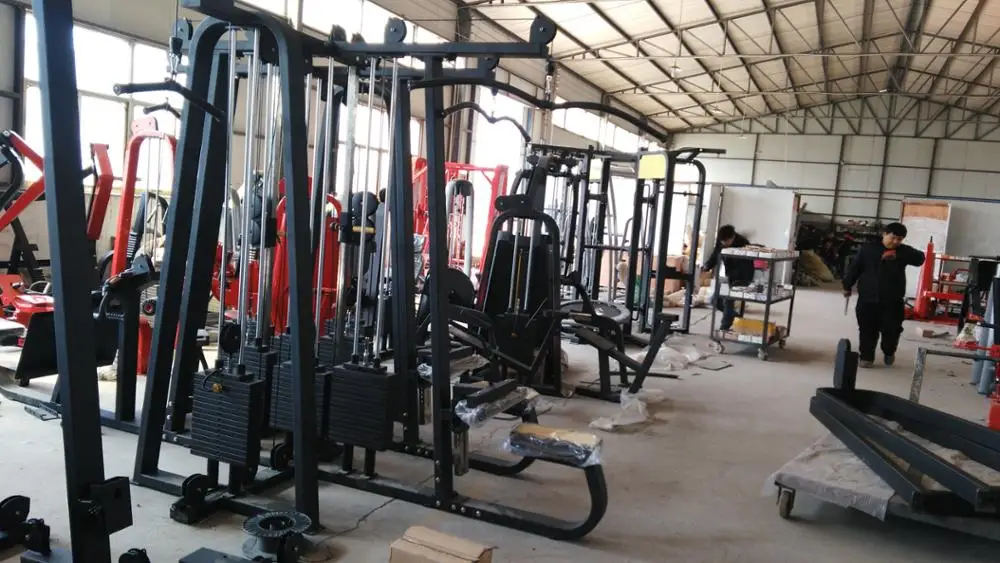 gym equipment cable crossover machine