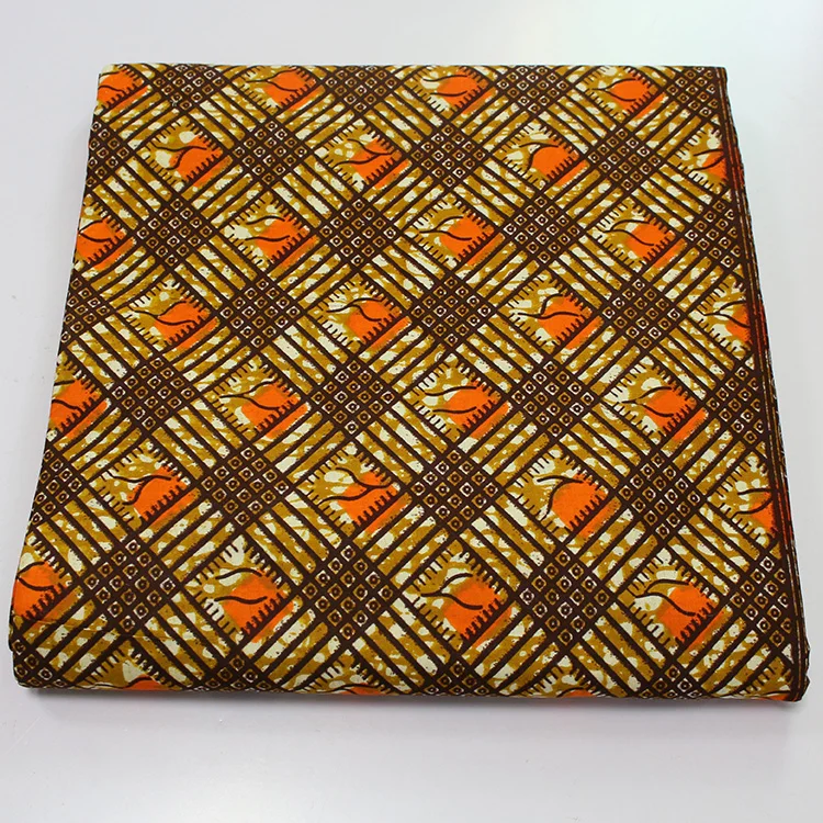 Veritable wax african fabric java wax print fabric