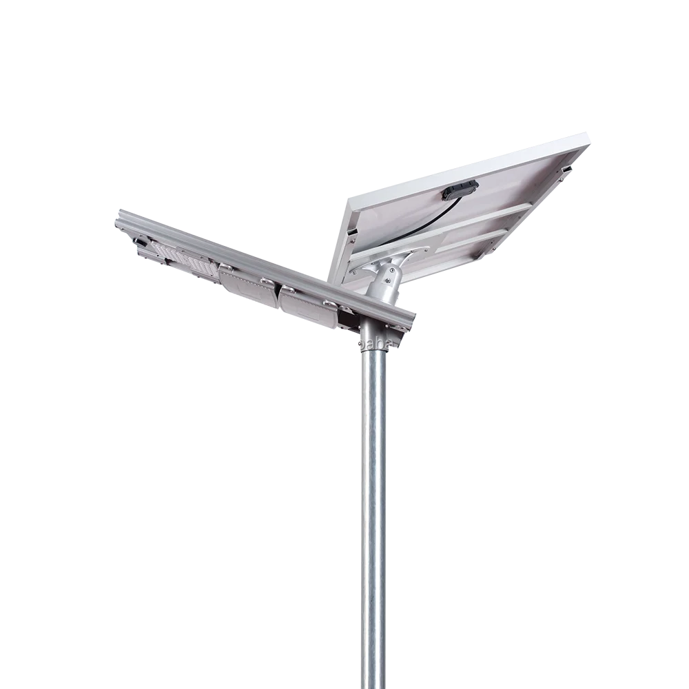60W Intelligent Outdoor Integrated LED Solar Power Street Light Promotional Product New IP65 Light Grey Solar DC Bridgelux 110