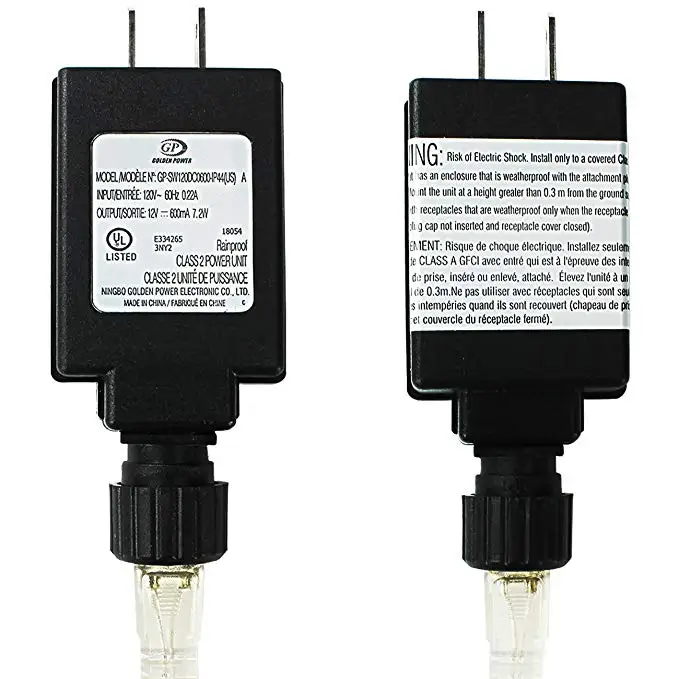 400 LED 132ft Silver Copper Wire String Fairy Lights 8 Modes with Low Voltage Transformer