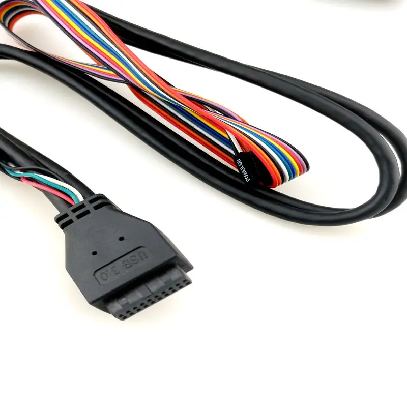 Dual USB3.0  and LED SW computer case front panel cable