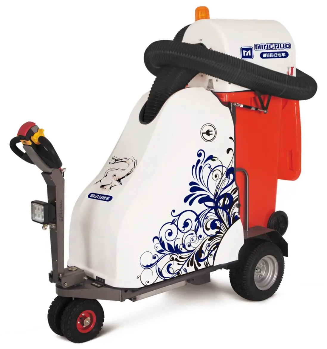 MN-MAMUT Electric Sweeper Lawn Litter Picker Vacuum Road Sweeper