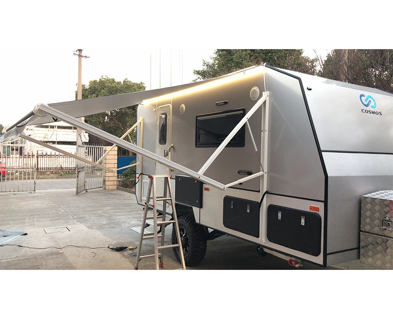motorized rv camper trailer awning