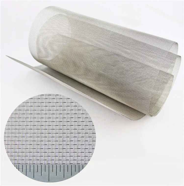 
100 150 micron bright pure tungsten wire mesh for light filtering 