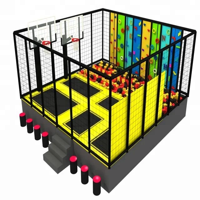 
Climbing wall spider wall soft foam ball trampoline park 