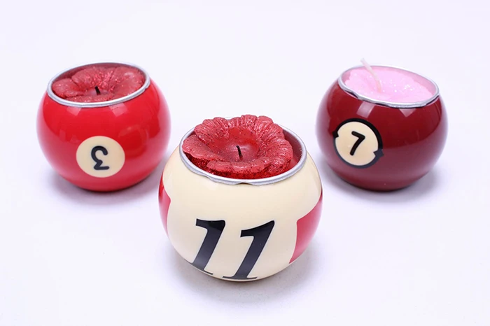 Wholesale Resin Pool Billiard Ball Candle