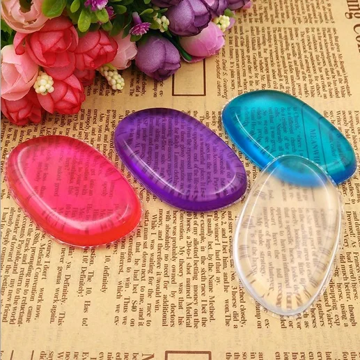 FEIYAN Multi Colors Make Up Sponge Puff Soft Cleaner Silicone Makeup Sponge