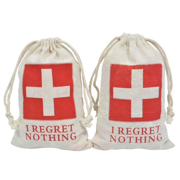 Hand Made Hangover Kit Wedding Souvenirs Holder Bag Cotton Gift First Aid Gift Bags Party Favors For Holiday