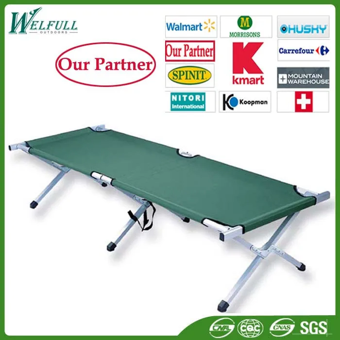 
Light weight Double Cot Military Folding Camping Bed 