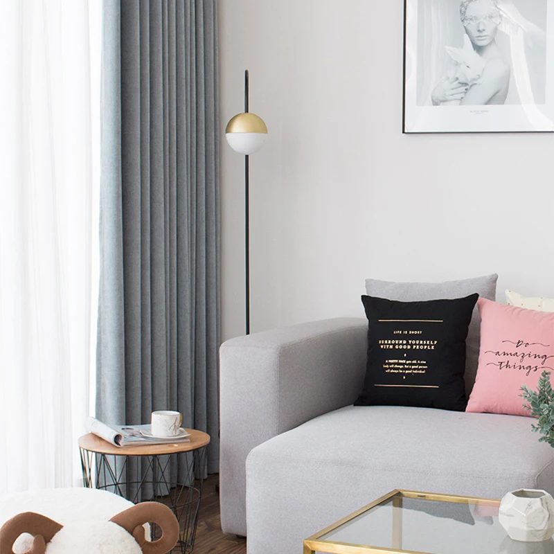 Monad Fashion Decoration Blackout Textiles 100% Polyester Plain Curtains Fabrics