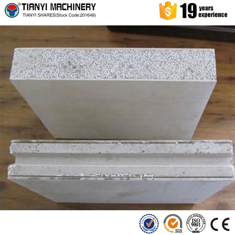 EPS cement insulated sandwich panel for wall panel making machine