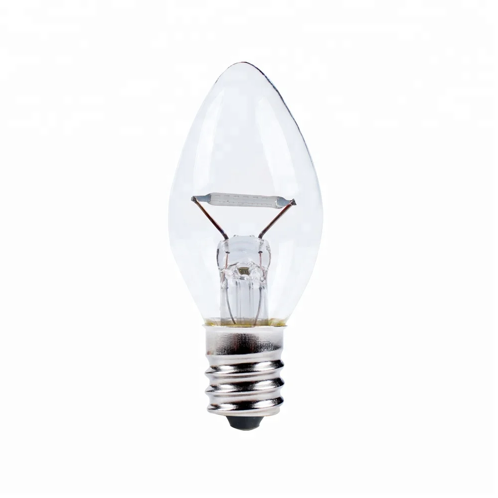  Chinlighting 110V 0 5 W E12 Базовая цветная энергосберегающая лампа накаливания замена мини C7